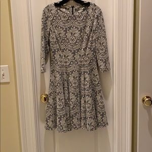 Black and lace dress